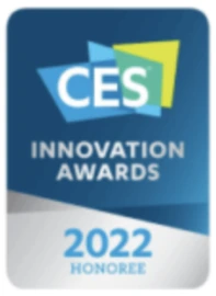 CES Innovation Awards 2022 Honoree のバッジ